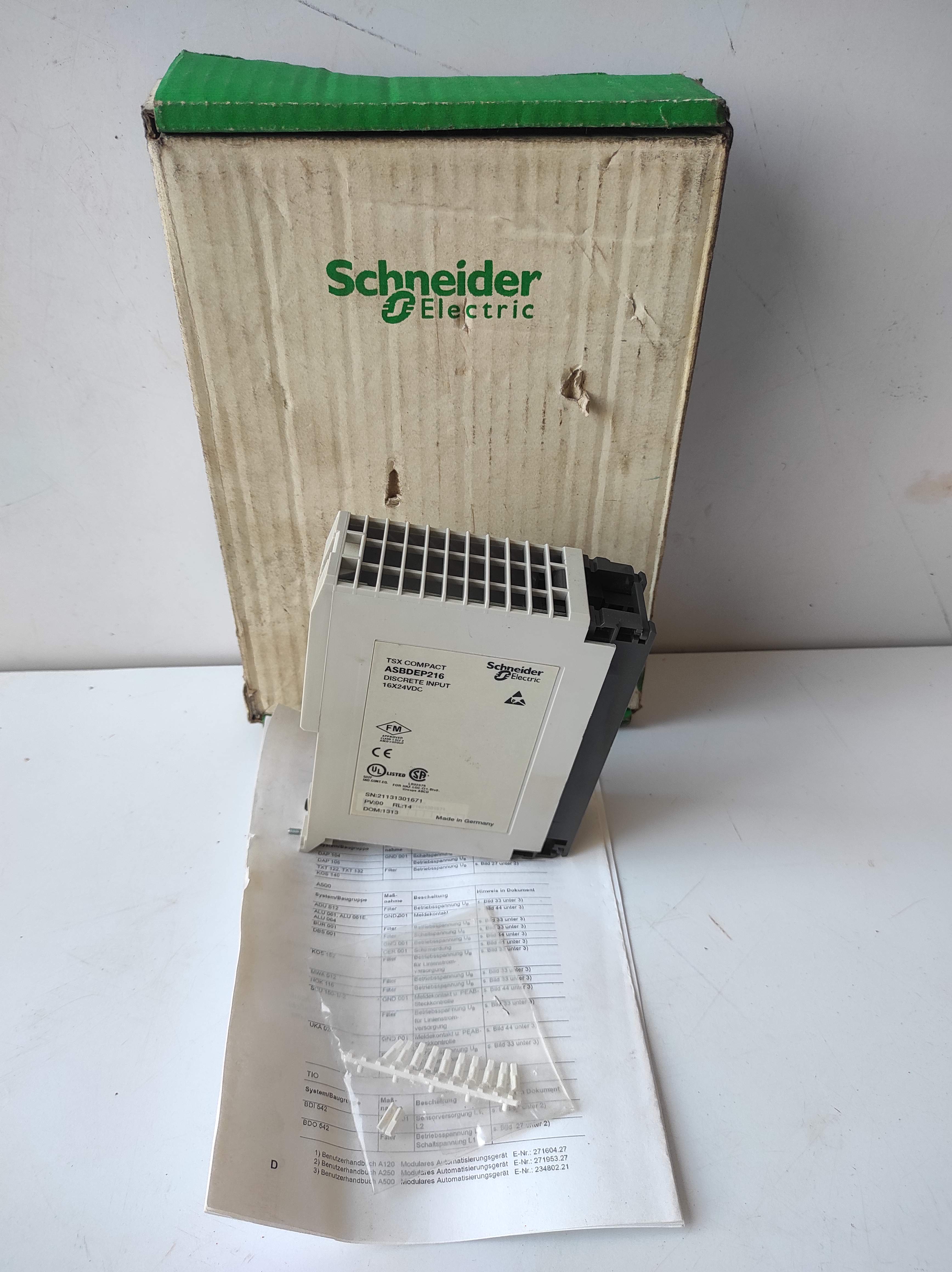 Schneider ASBDEP216 TSX Compact Discrete Input 16x24VDC Module