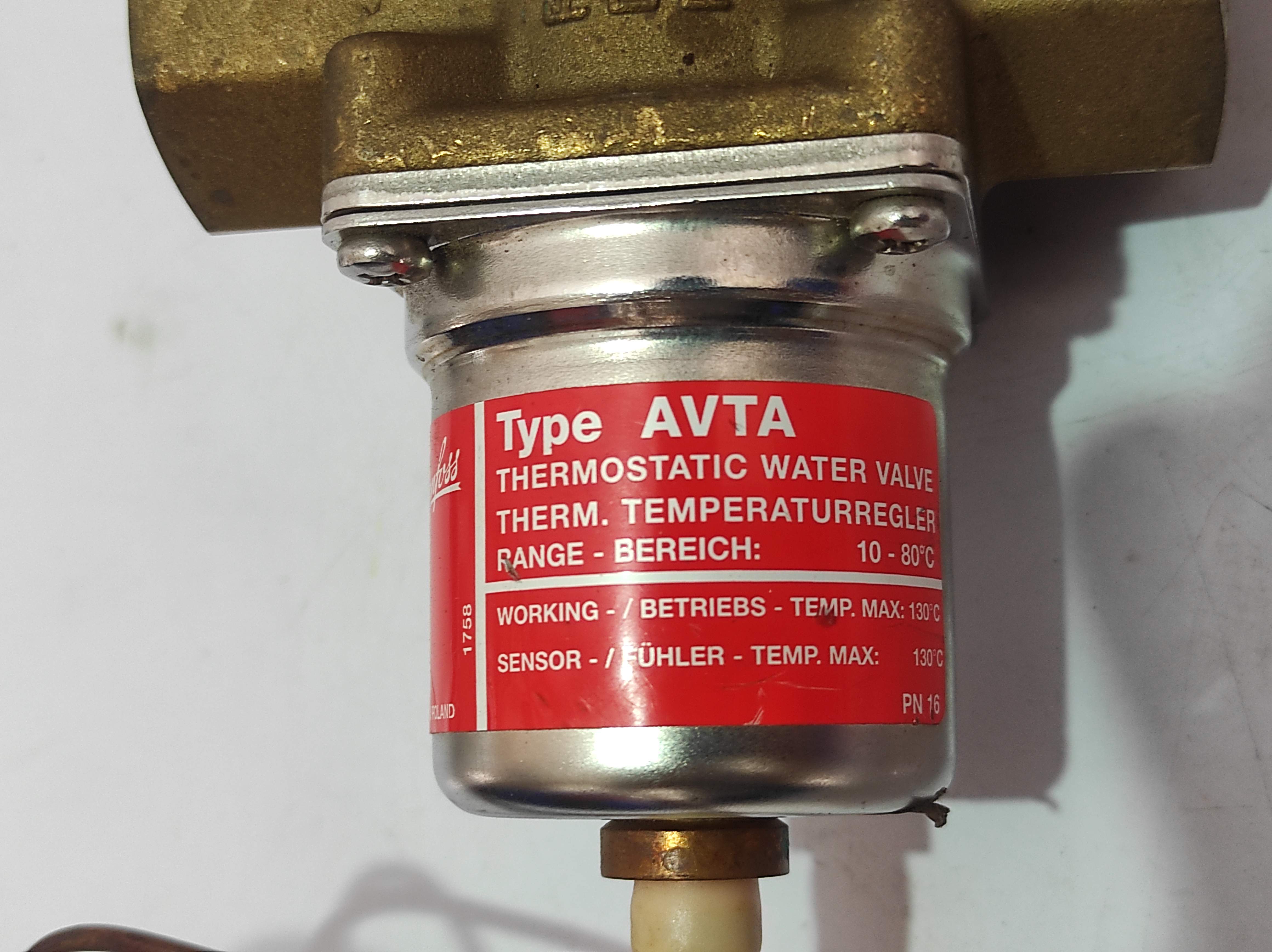 Danfoss AVTA Thermostatic Water Valve