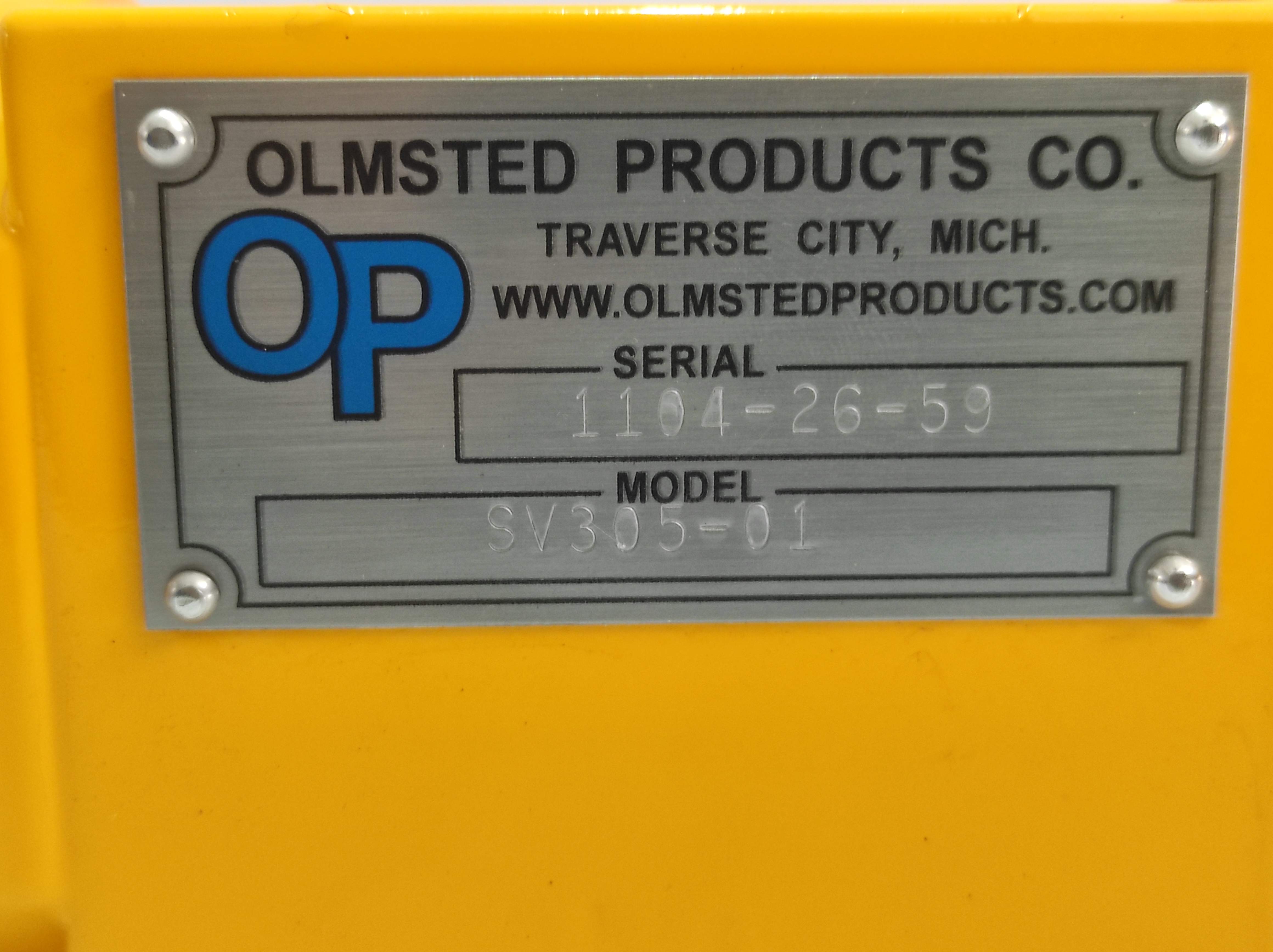 Olmsted Products SV305-01 Valve