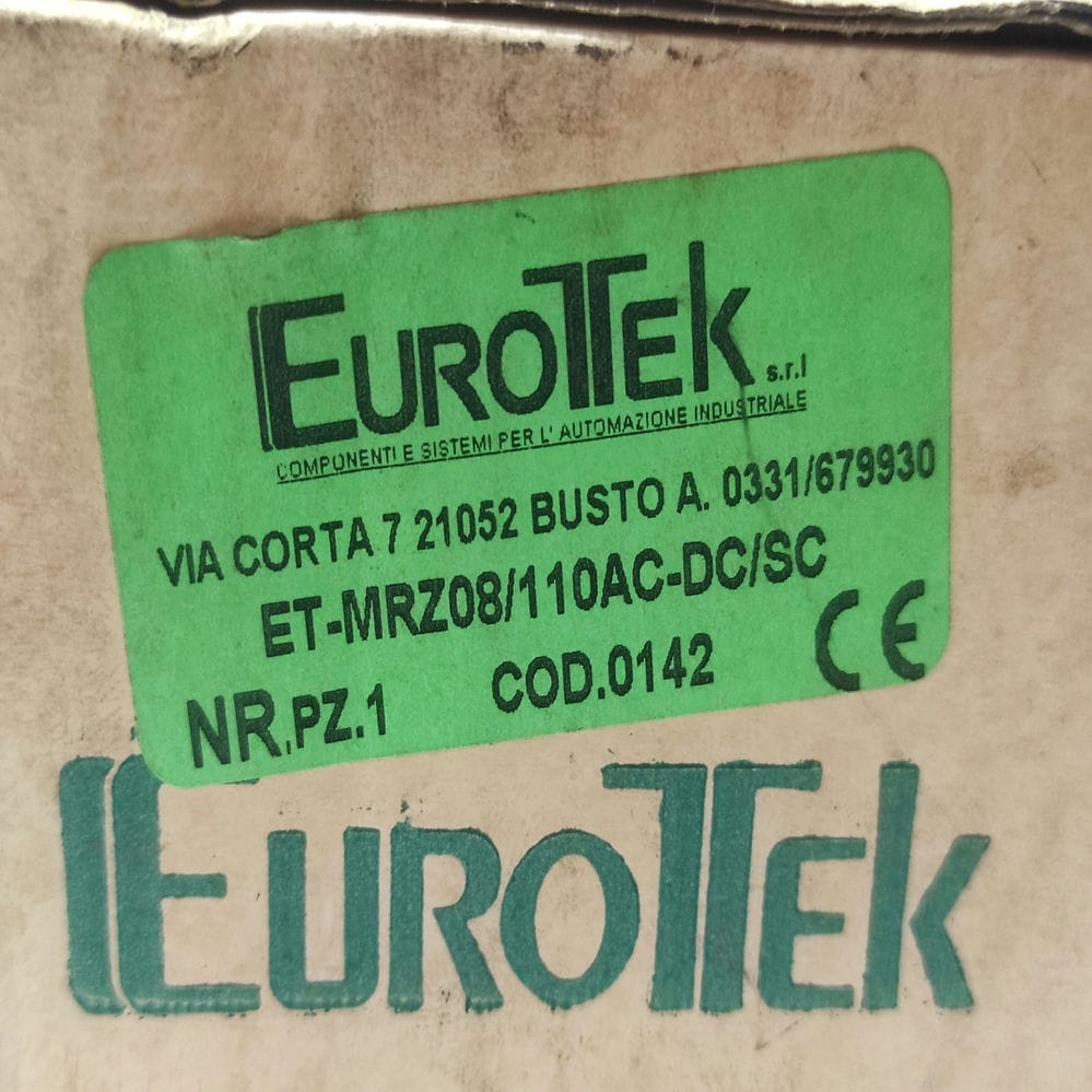 Eurotek ET-MRZ08_110AC-DC_SC Breakout Board 8 Channel Relay Module
