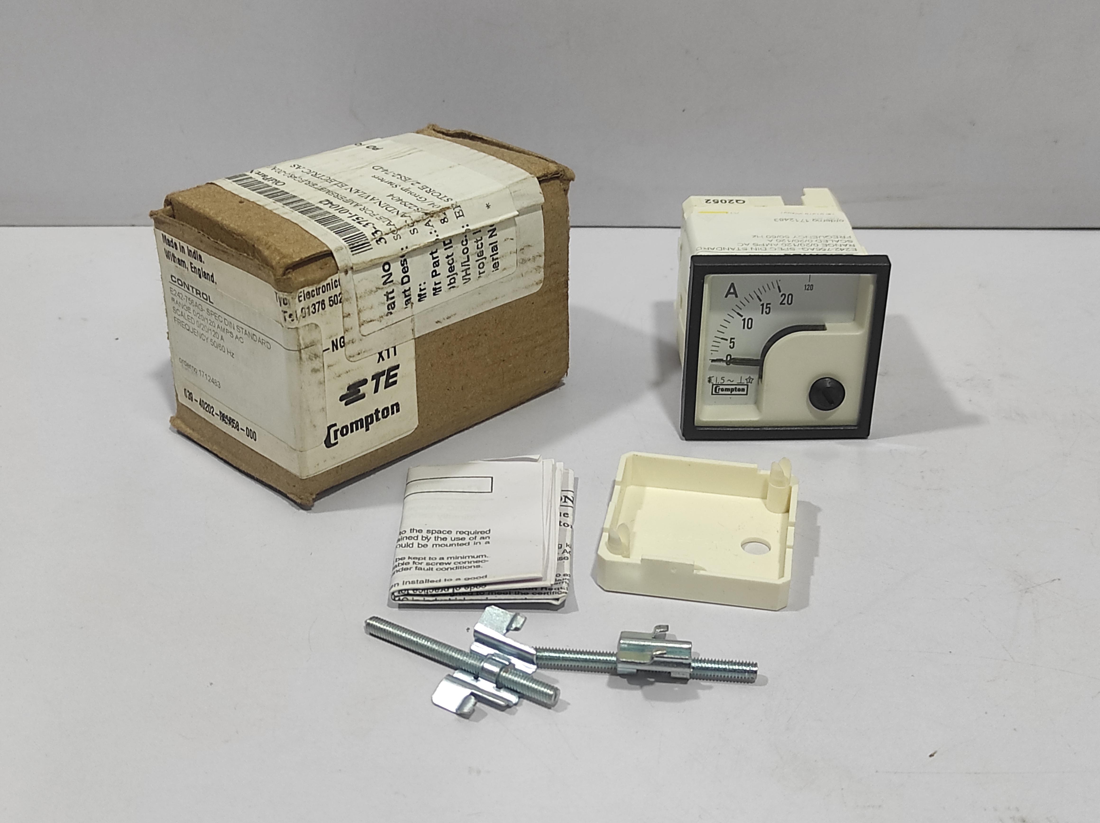 Crompton E242-756AG Spec DIN Standard Ammeter