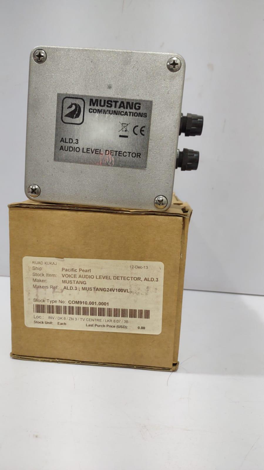 Mustang Communications ALD.3 Audio Level Detector