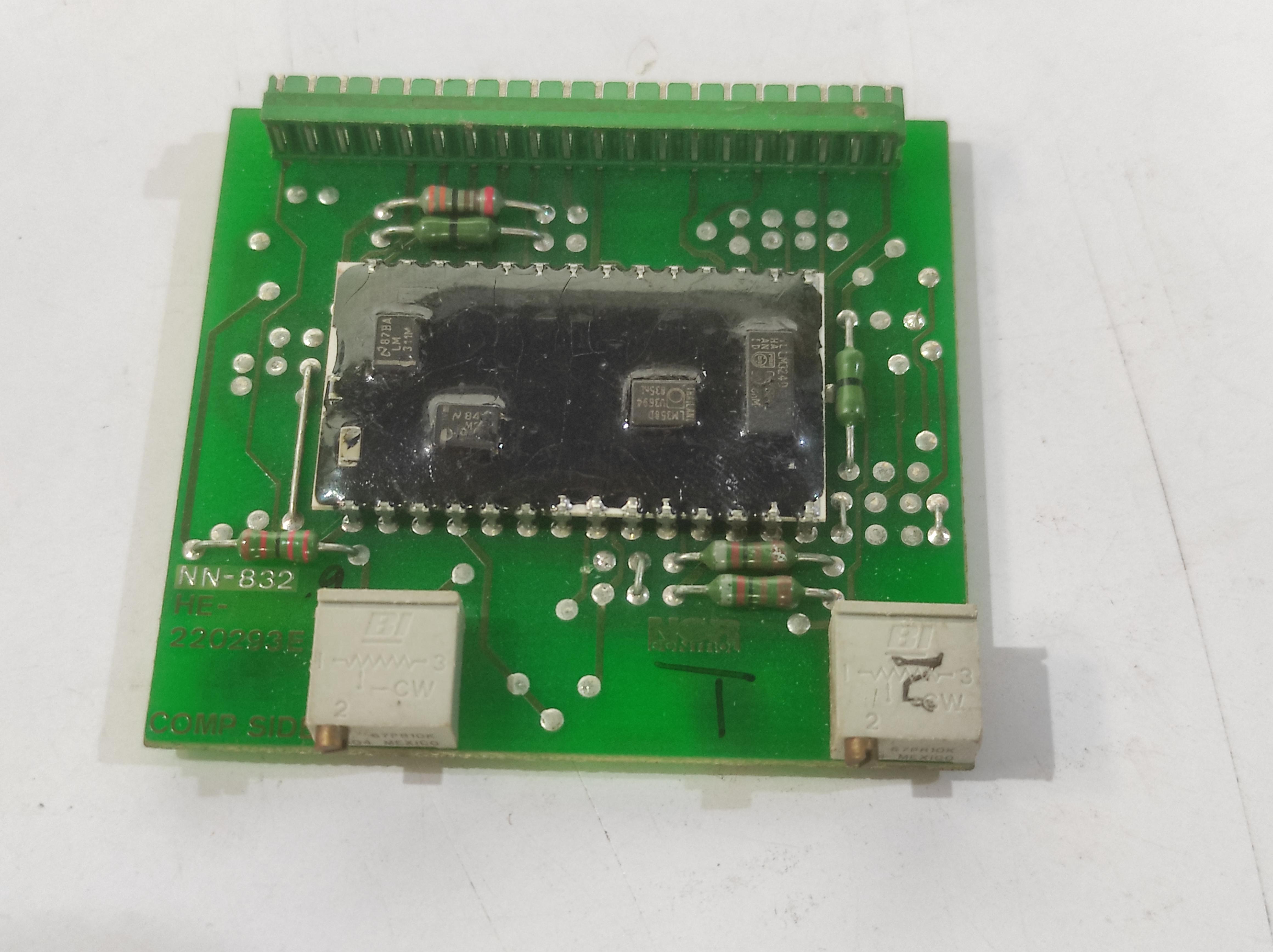 NOR Control NN 832 9 Analog Input Adaptor PCB HE 220293E S N Ship Spares