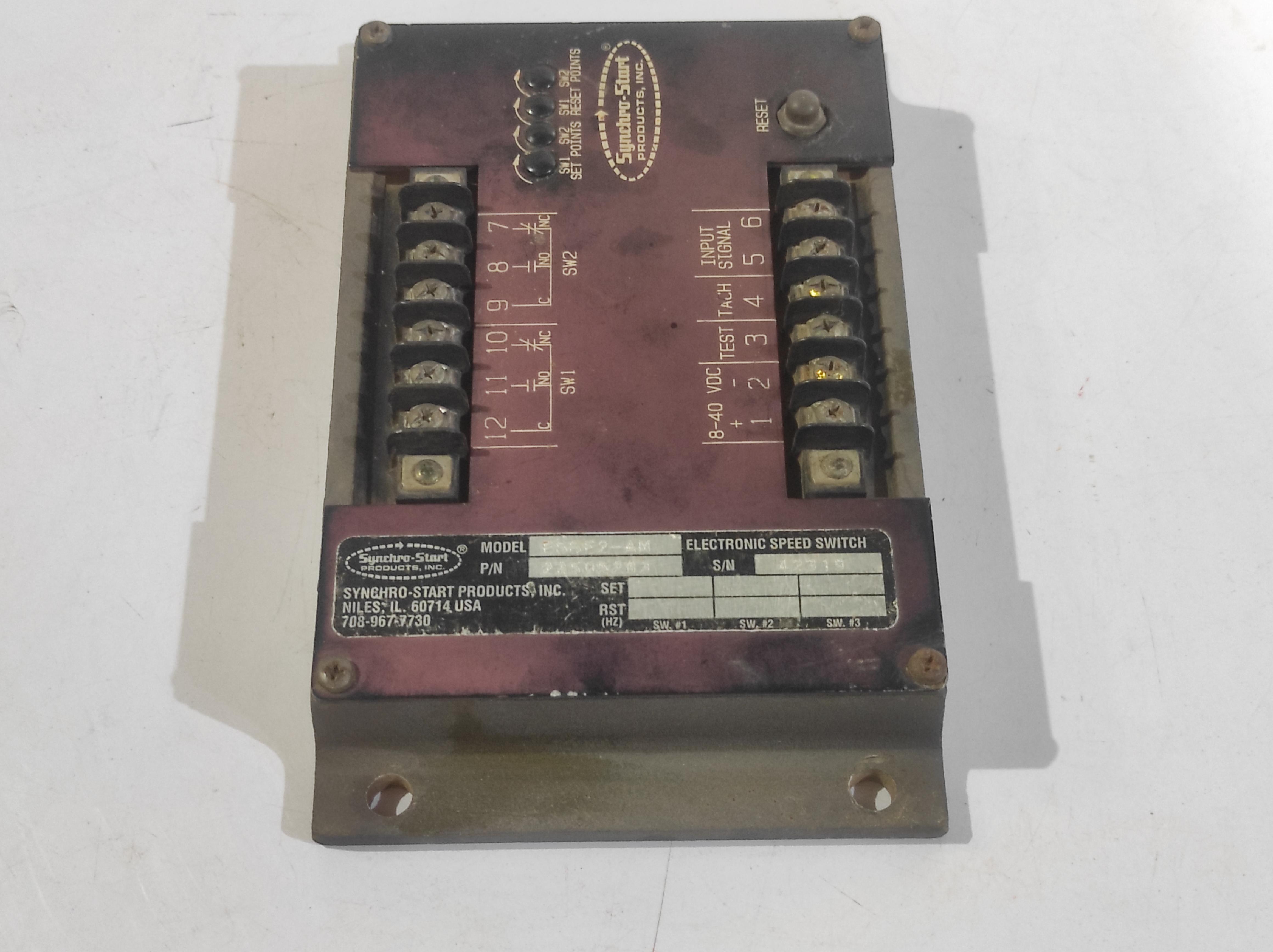 Synchro Start ESSE2-AM 23505283 Electronic Speed Switch