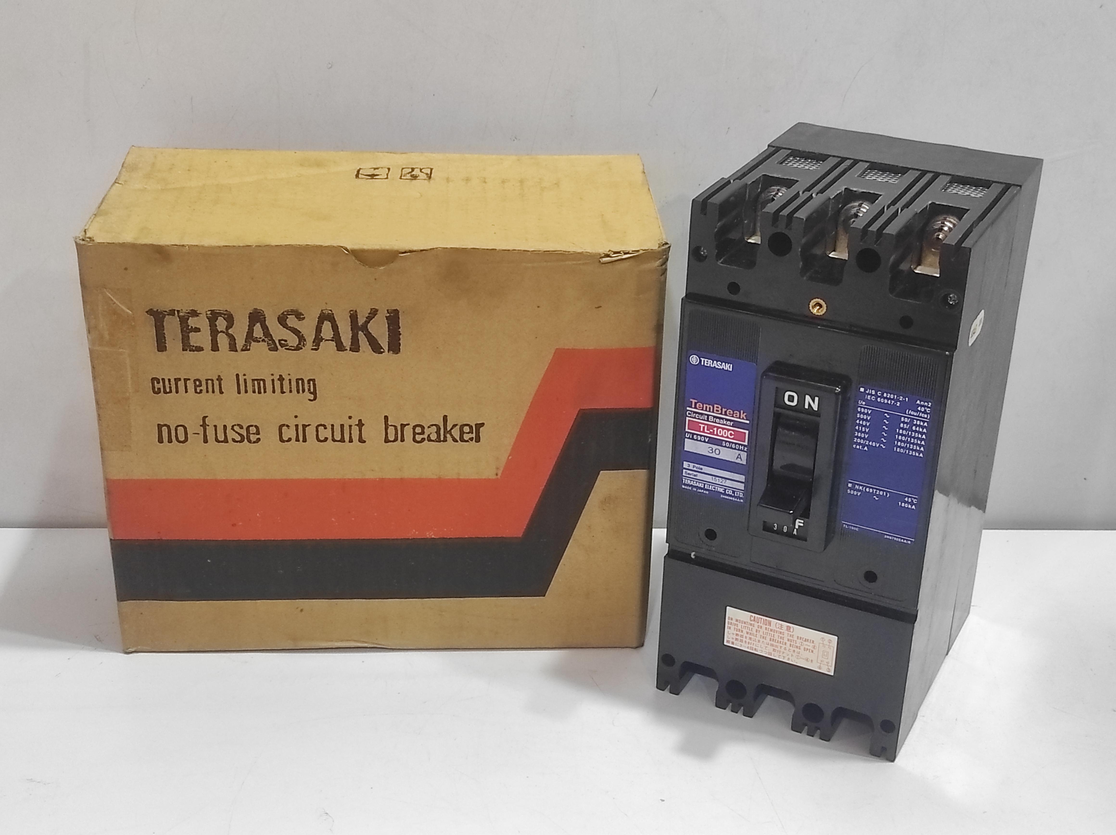 Terasaki TL-100C TemBreak Circuit Breaker 3P 30A PM 50_60Hz