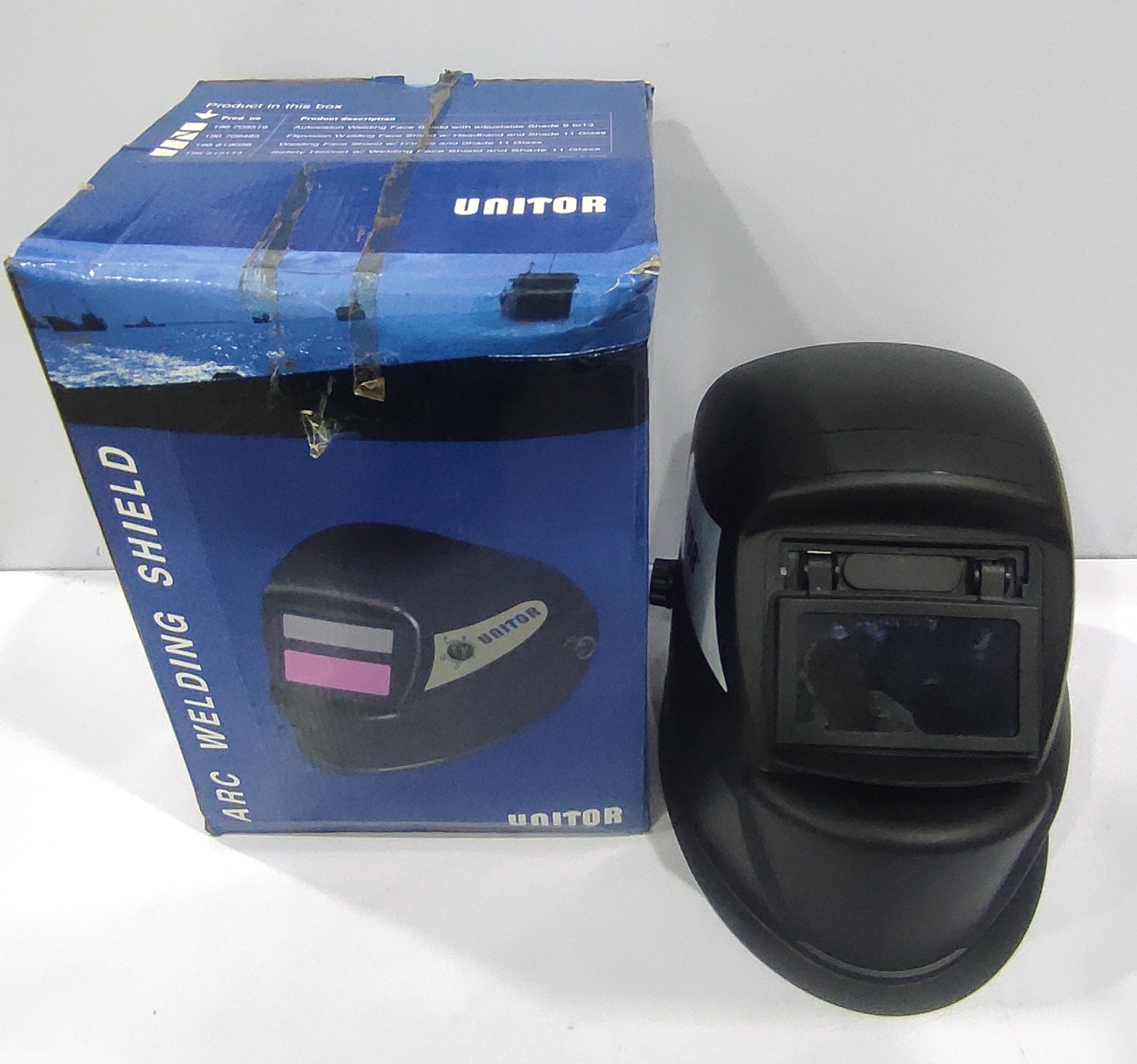 Unitor 196 709485 Flipvision Welding Face Shield W_Headband And Shade 11 Glass