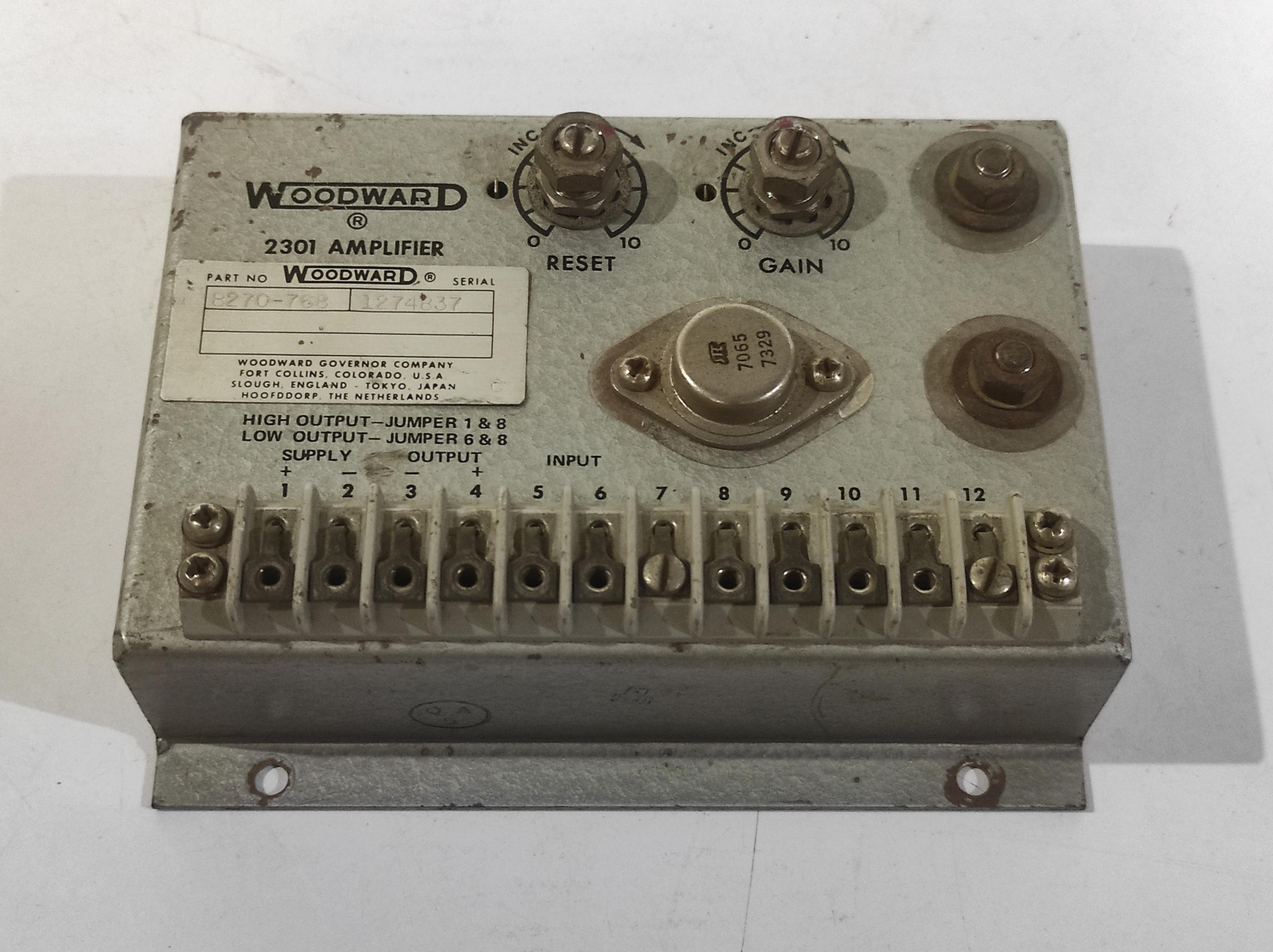 Woodward 8270-768 2301 Amplifier