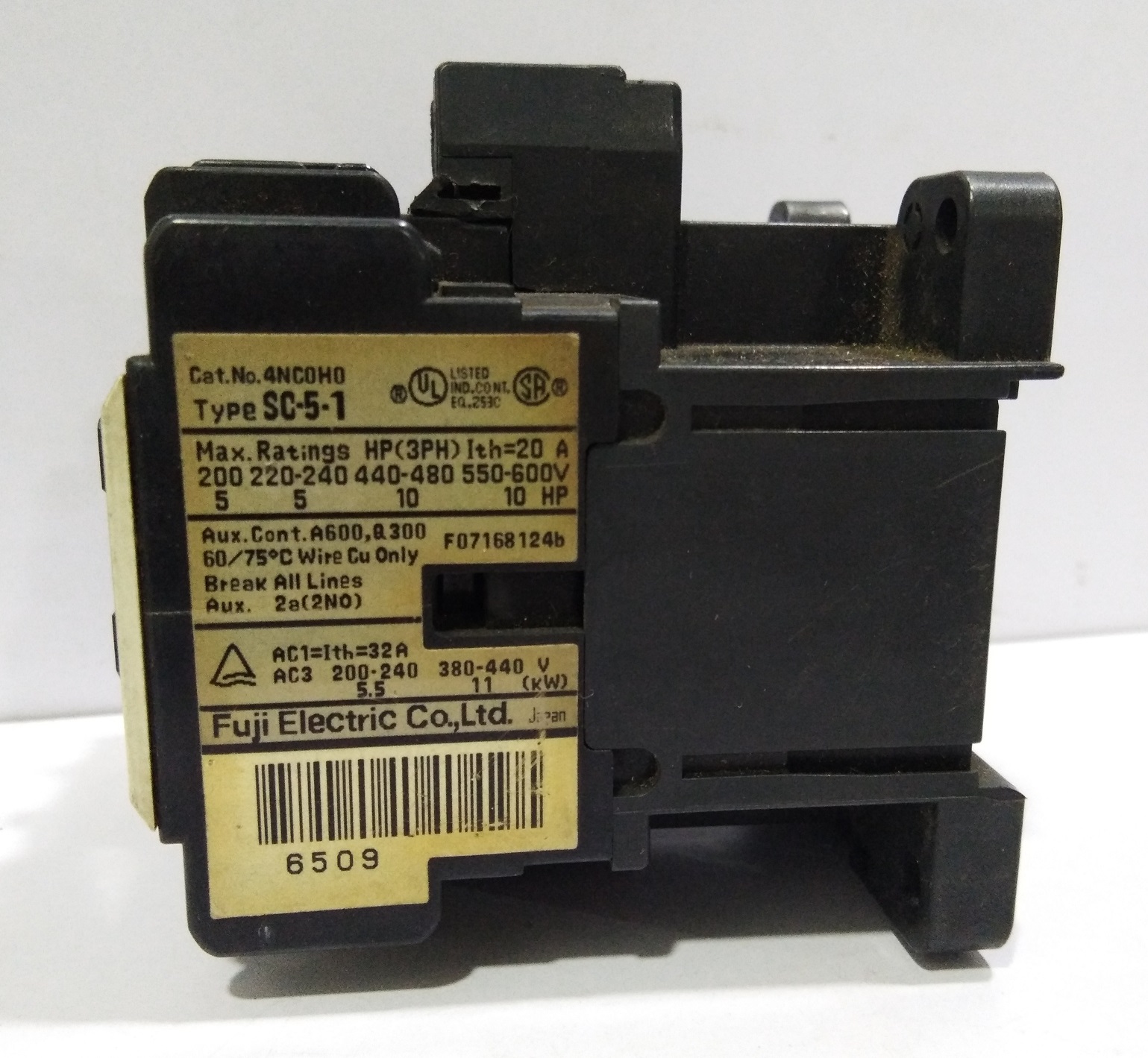 Fuji Electric SC-5-1 Magnetic Contactor