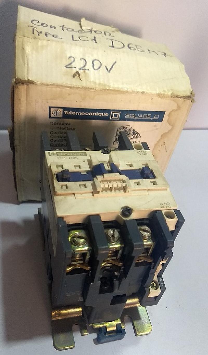 Telemechanique LC1 D65 M7 Contactor 30kW-400V 50HP-460V