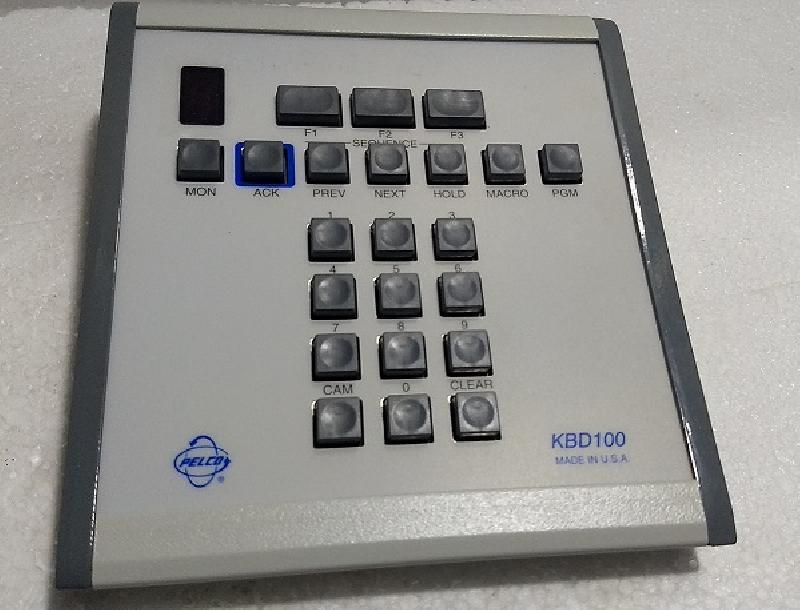 Pelco KBD100 Joystick Controller USA - DC:11112 - SN:ABX-CKN0 50-60HZ 12VAC -15W