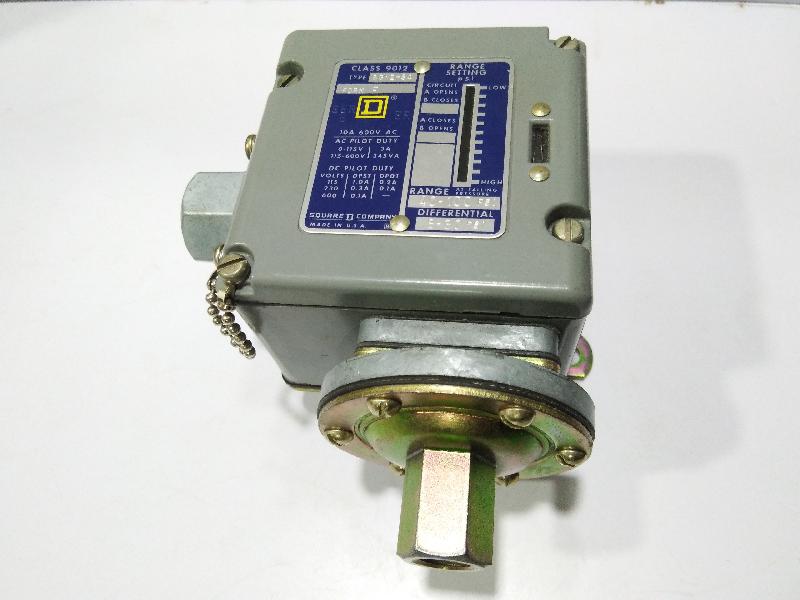 SQUARE D CLASS 9012 TYPE BGW2-S4 PRESSURE SWITCH