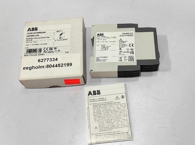 ABB CM-MSS.22S THERMISTOR MOTOR PROTECTION RELAY