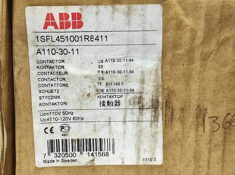 ABB A110-30-11 Contactor
