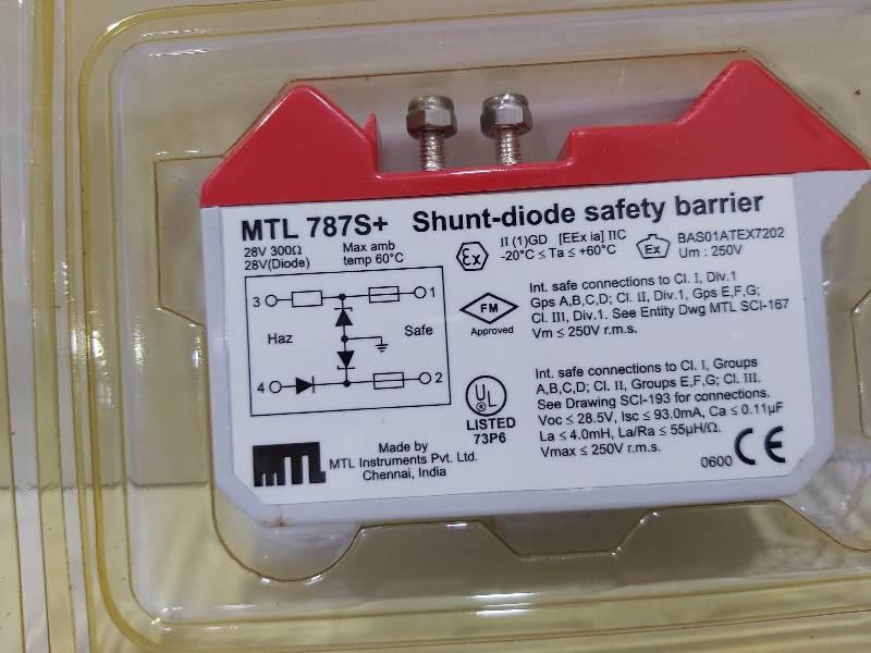 Mtl 787S+ Shunt diode safety barrier  