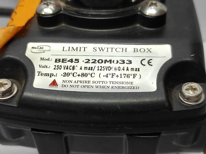 Max Air BE45-220M033 Limit Switch Box