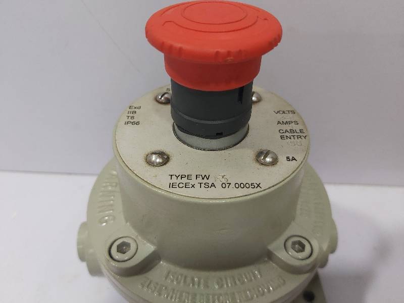 Govan Exd IIB T6 IP66 Emergency Stop Push Button Type:FW I-3 240V