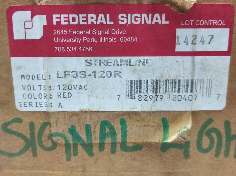 Federal Signal LP3S-120R Streamline