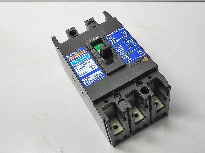 Terasaki XS50NB 3P 15A FC TemBreak Circuit Breaker 41-23939