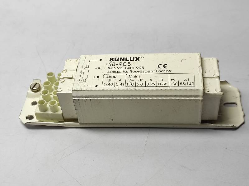 Sunlux SB-905 Ballast For Fluorescent Lamps