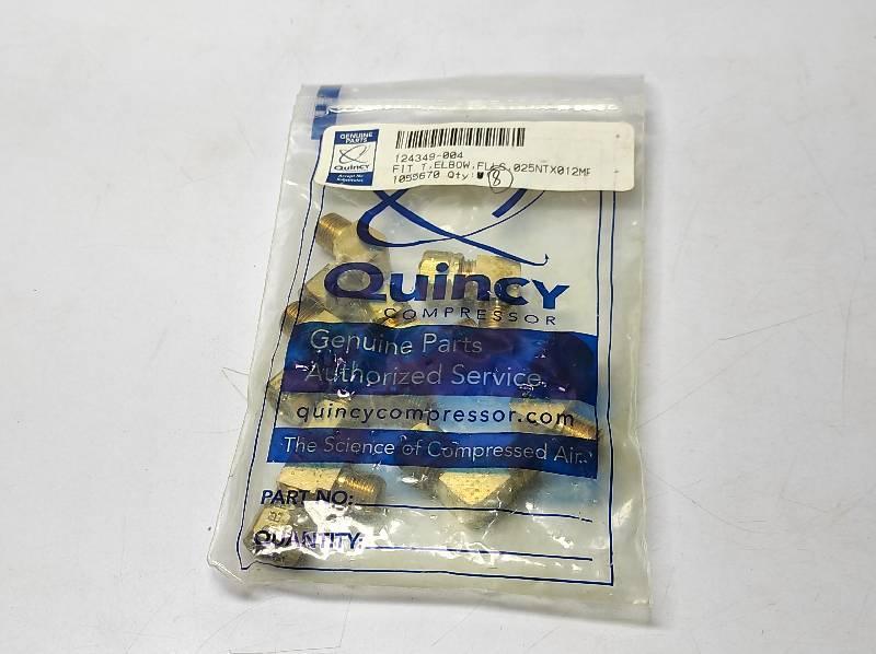 Quincy 124349-004 Tube Fitting 90Degree Male Elbow