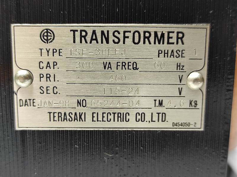 Terasaki TSE-30LFJ Transformer