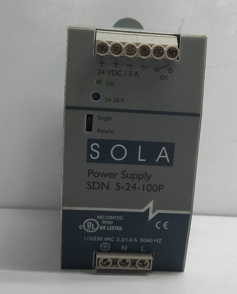 Sola SDN 5-24-100P Power Supply SDN524100P