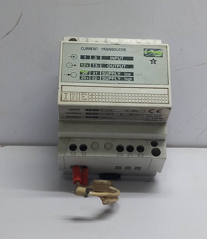 IME D4I4E Current Transducer In 0-5.7A 47-63Hz Out 4-20mA Supply 110VDC