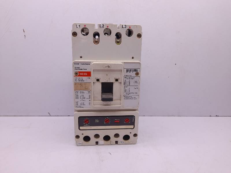 Eaton Cutler Hammer HKD 65k HKD3400F Industrial Circuit Breaker 1492D82G03 400A Max 3 Pole With 200A Trip Unit