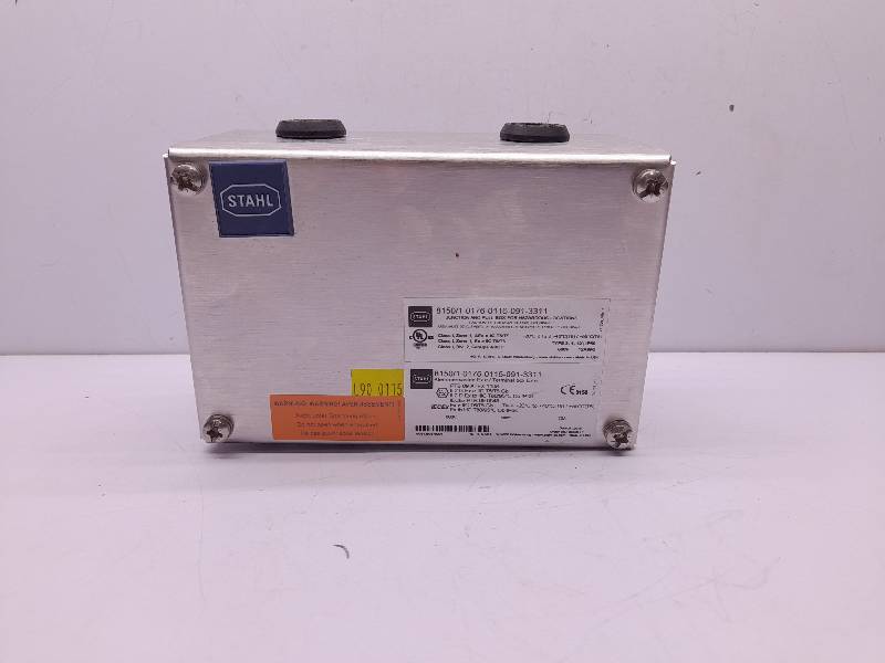 Stahl 8150/1-0176-0116-091-3311 Junction And Pull Box For Hazardous Locations 600V 20A