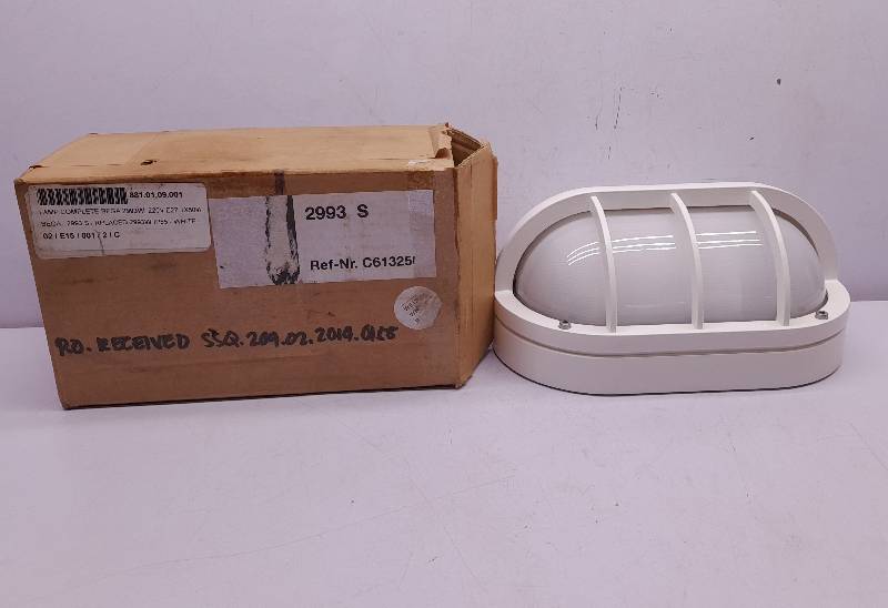 Bega 2993 S White Lamp Complete C613250 2993S