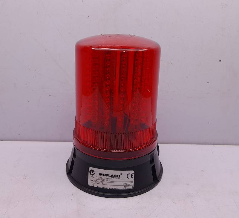 Moflash LED400-04-02 Red Led Beacon 230VAC 0.07A LED 400-04-02