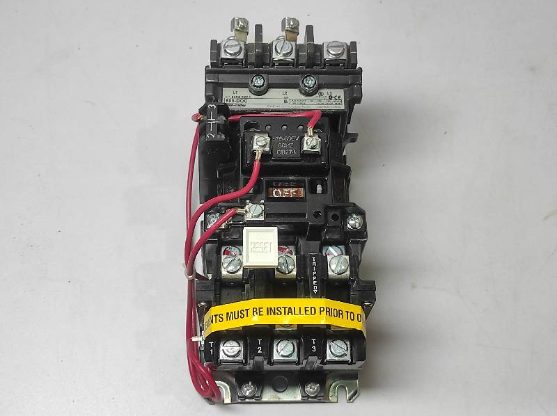 Allen Bradley 509-BOC Ser B Starter WO_Box