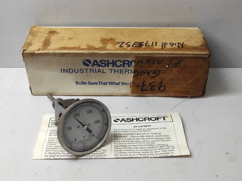 Ashcroft 7VA-13557-025 3Inch Bimetal Thermometer 7VA13557025