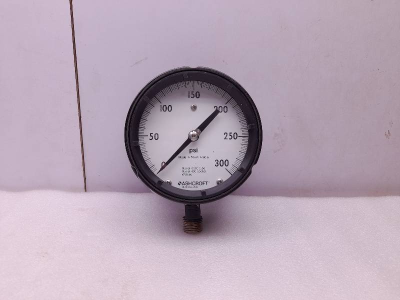 Ashcroft Duragauge 45-1279PS-04L-XSG Pressure Gauge 0-300 PSI