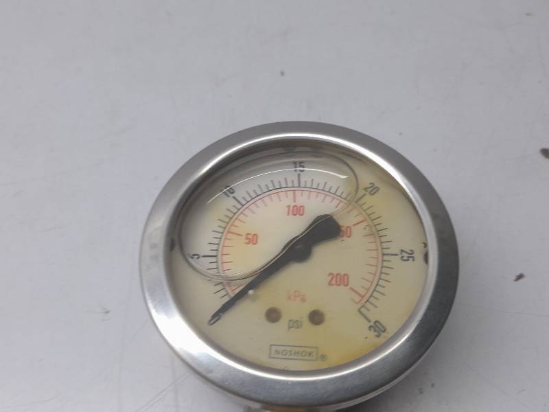 Noshok Gauge 0-200 kPa 0-30 PSI Pressure Gauge