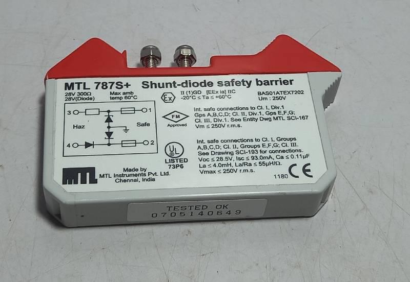 Measurement Technology MTL787S  Shunt Diode Safety Barrier 28V, 300?, 93mA