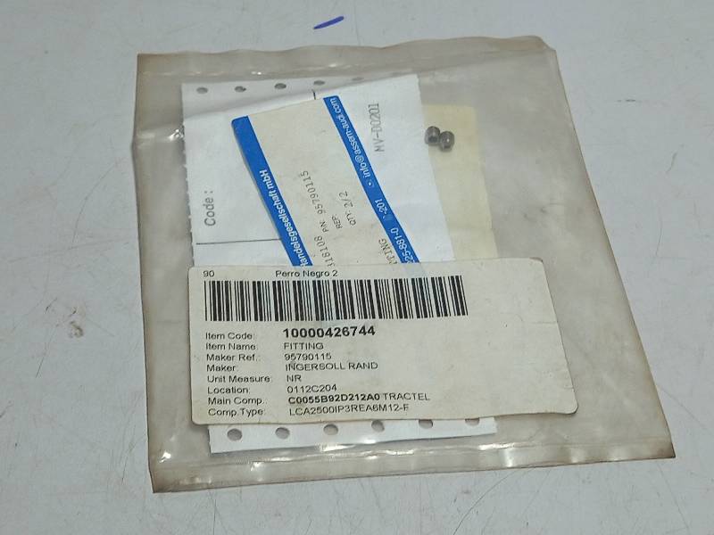 INGERSOLL RAND 95790115 FITTING  USED IN INGERSOLL RAND TRACTEL