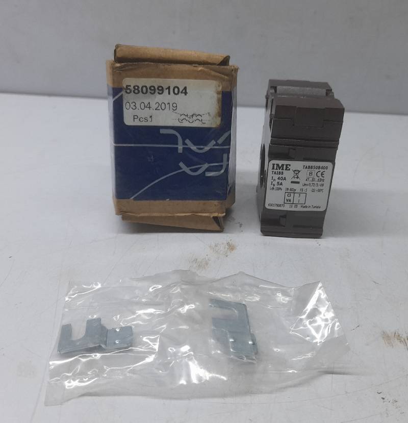 IME TABB50B400 Transformer Alfa Laval 58099104 Ipr 40A Isr 5A 47…50…63 Hz