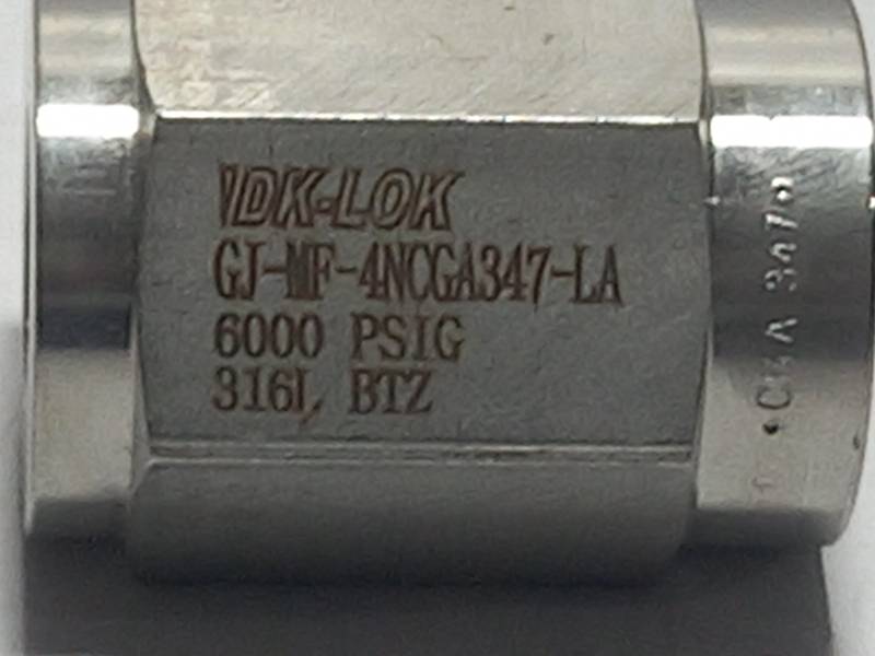 DK-LOK GJ-MF-4NCGA347-LA VALVE  6000PSIG 3161 BTZ