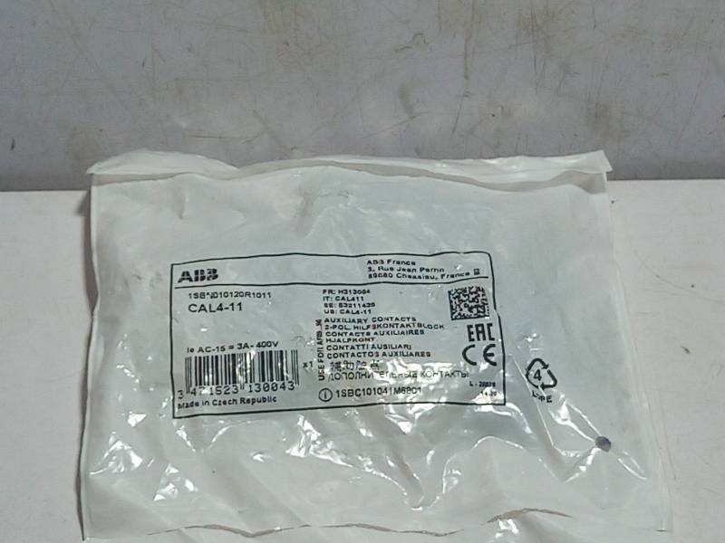 ABB CAL4-11  AUXILIARY CONTACT BLOCK 