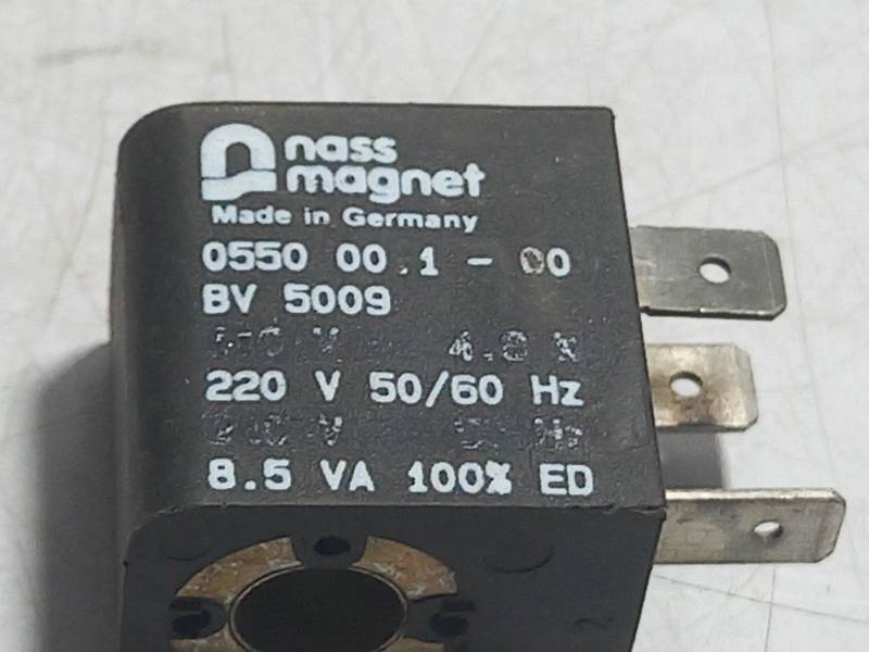 NASS MAGNET 0550 00.1-00 SOENOID VALVE COIL 