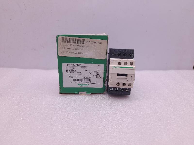 Schneider electric  LC1DT40MD  CONTACTOR  600V a.c.max