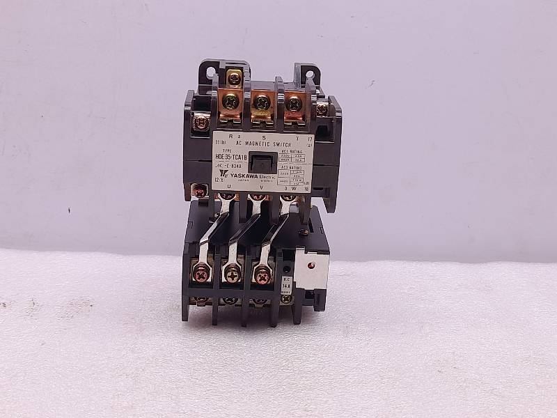 YASKAWA HOE-35-TCA1B  MAGNETIC CONTACTOR  220V/440V, 40A/38A 220V/440V, 7.5Kw 35A/11Kw 25A