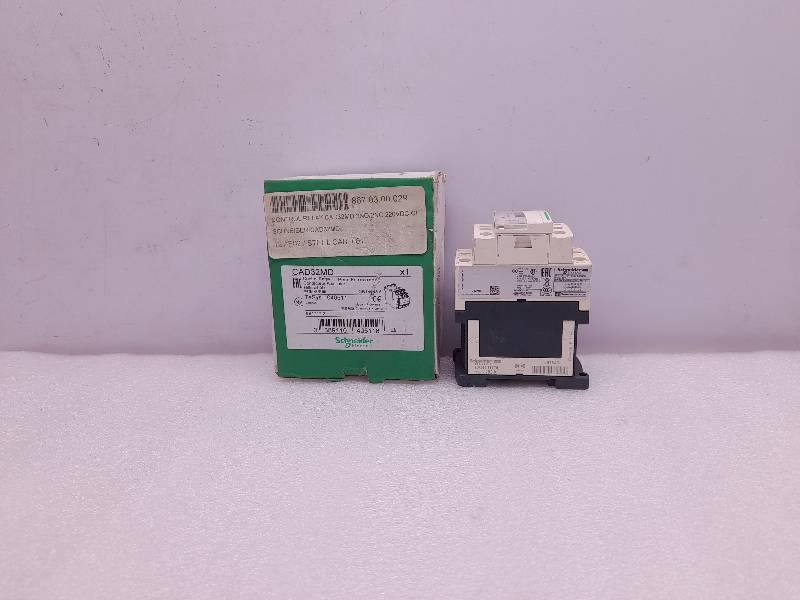 SCHNEIDER ELECTRIC CAD32MD AUXILIARY CONTROL RELAY  320/2NC, 220VDC 