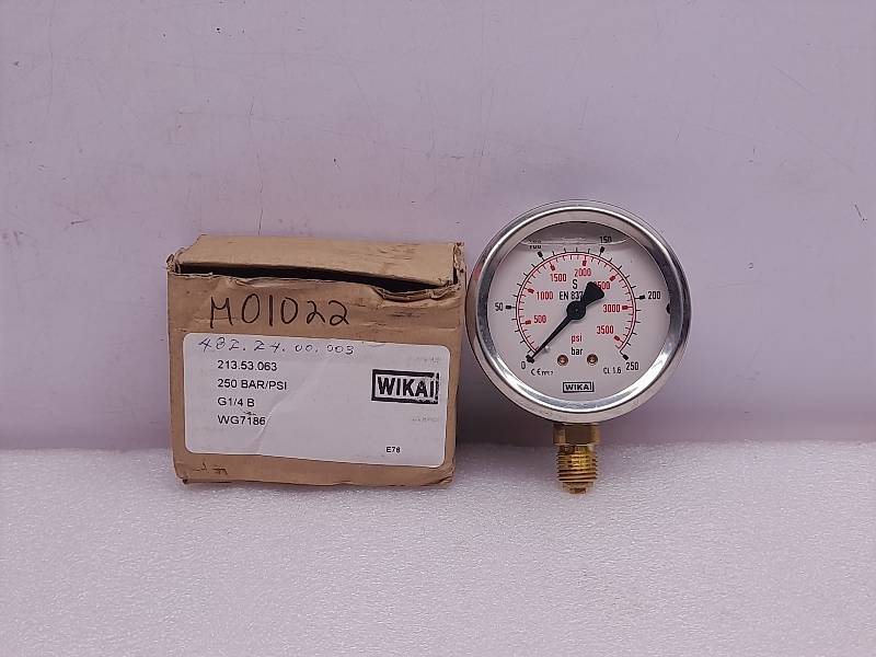 Wikai 213.53.063  PRESSURE GAUGES  250 BAR/PSI