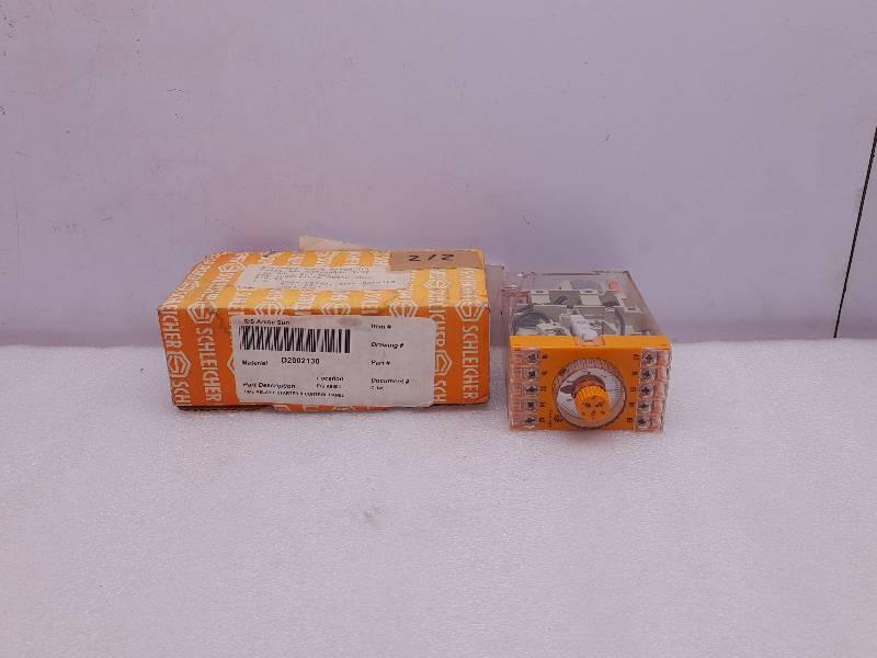 Schleicher 02621802-574021 SZA 52-S  Timer Module Relay  110-115V 50/60Hz