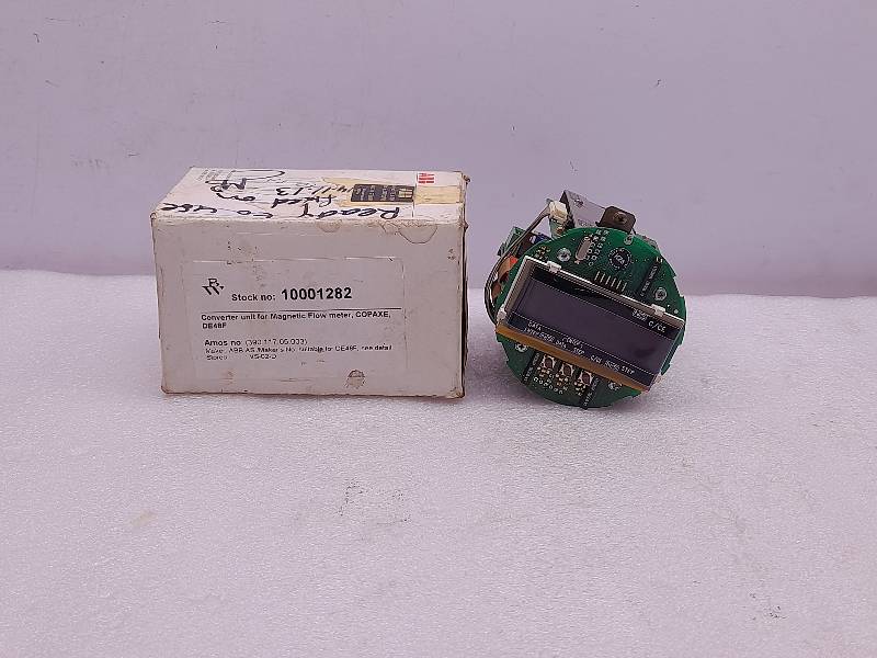 ABB D674A876U11  ELECTROMAGNETIC FLOWMETER  100-230V AC  AC<10 VA  DC<6W 