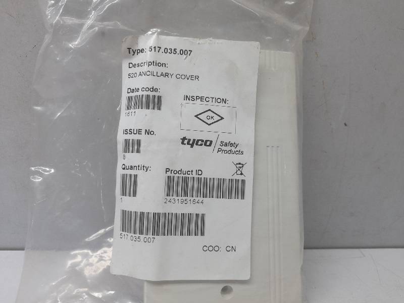 Tyco 517.035.007 520 Ancillary Cover / 517035007