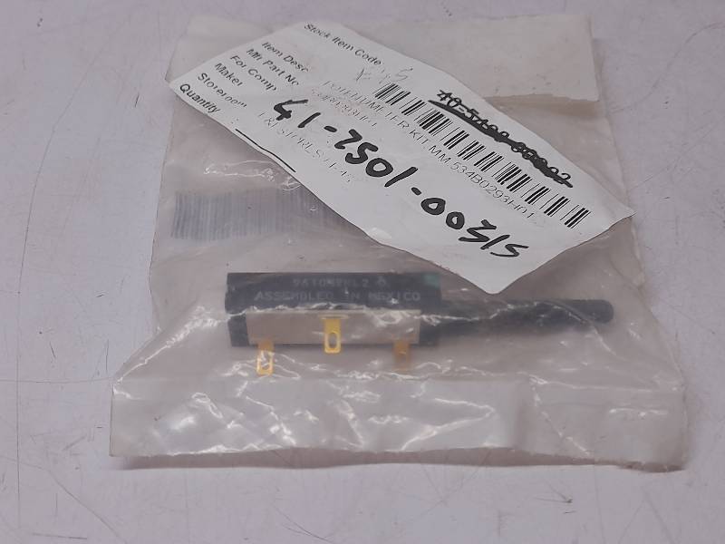 Frick 534B0293H01 Potentiometer Kit / MM-534B0293H01 / 9610B2KL2.0