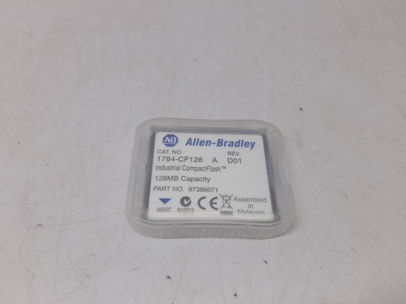 Allen-Bradley 97386071 Flash Memory Card / 1784-CF128 / 1756-L61B Processor